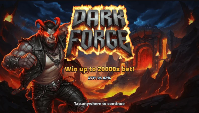 Dark Forge - เมนูเริ่มต้นพร้อมธีมโรงตีเหล็กนรก
